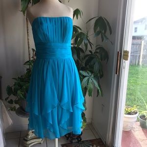 David’s Bridal strapless dress Sz 6